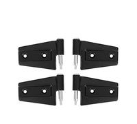 NZBZKKNBCP 2/4/6 PCS Cerniera laterale for porta rivestita in alluminio adatta for Jeep Fit for Wrangler JK JL JT 2007+ Kit cerniera for porta in acciaio stradale Non cerniera for porta Decor Kit di c