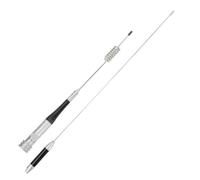 NZBZKKNBCP Antenna mobile AR-507 150W VHF UHF Dual Band PL259 for AR-2520 adatta for autoradio for BAOJIE BJ-318 TH-9800 SG-M507 Antenna citofonica(Add Black clip)