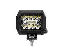 NZBZMBTTVF 4 pollici LED Light Bar 6 0W LED. Lampada da lavoro Bar Combo Offroad Driving Flood Beam 4x4 fendinebbia for camion barca Trattore auto SUV ATV 12V. luce auto(One Size)