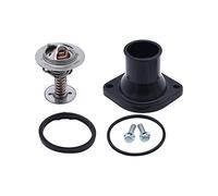 NZBZMBTTVF Alloggiamento for Scollo ad Acqua Dritto for termostato Ls1 ls2 ls7 w/o- Assemblaggio Anelli 71 ° Kit for Scollo ad Acqua Metallica Nero Compatibile for Chevy Parti del termostato