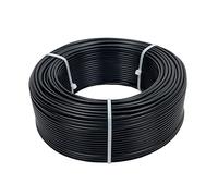 NZBZMBTTVF Camper Filo a base singolo, filo di rame massello, multi-specification PVC. Cavo isolato, cavo di alimentazione elettronico, rame solido Fili e cavi(Black,90M_RV20AWG)