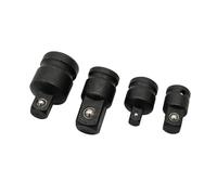NZBZTANNAP 4pcs 1/4 3/8 1/2 Chiave a cricchetto esagonale Socket Adapter Wrench Set Drive Converter Impact Tool 65 Acciaio Utensili manuali Accessori Socket Socket
