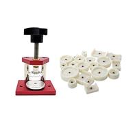NZBZTGGKMK Confezione da 20 orologio Back Premere Mobile Muore Rotondo e Rettangolare e Micropress Case Press Microfress Medium Kit di strumenti per la riparazione degli orologi