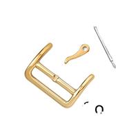 NZBZTMLCYK Cinturino for orologio in acciaio inossidabile Fibbia 16mm 18mm 20mm 22mm 316L Polacco lucido Sostituzione cinturino Chiusura Cinturino Strumento di riparazione Parte Chiusura dell'orologio