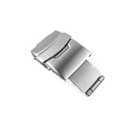 NZBZTMLCYK Fibbia for fibbie for orologi Seiko in acciaio inossidabile Pulsante pieghevole Chiusura di distribuzione Pulsante pieghevole Blocco cinturino 16/18/20/22/24 / 26mm Chiusura dell'orologio(S