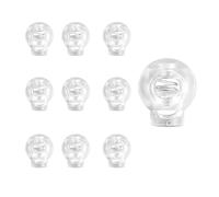 Nzexlyva 10 fermi a molla in plastica, piccoli fori singoli per pantaloni, clip per tende romane per scarpe, estremità della corda per indumenti con coulisse, lacci per scarpe, lacci per scarpe, borse