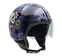 NZI 490020G557 Vintage II Pudgy & Betty by Betty Boop Casco Moto, Taglia S