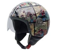 NZI 490022G561 Vintage II Casco da Moto, Illustrazione Popeye, Taglia S