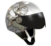 NZI 490022G577 Vintage II Tattoo by Popeye Casco Moto, Taglia L