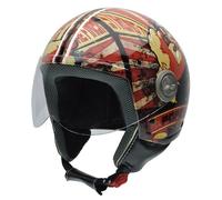 NZI 490022G618 Vintage II Casco da Moto, Illustrazione Popeye, Taglia XS