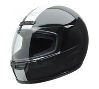 NZI Activy Classic Casco Moto 58-59 (L) nero a strisce bianche