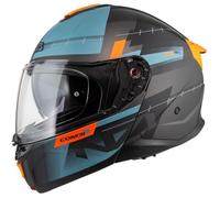 NZI NZI - Casco Combi 3 Duo Metric Anthracite / Blue / Orange L