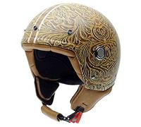 NZI Tonup Graphics Cordovan Casco Moto, Multicolore (Cordovan), 54