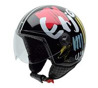 NZI Zeta Casco Graphics Enjoy, Enjoy, Taglia XXS
