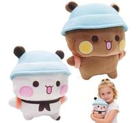 Nzkeuf Bubu Dudu Peluche, 2 Pezzi Bubu And Dudu Plush, 20 cm Bu-du and Du-du Plush Toy, Decorazioni per la scrivania, regali per ragazzi e ragazze