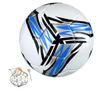 Nzkeuf Pallone da calcio, taglia 4, per allenamento, per interni ed esterni, con pompa e borsa, per bambini, unisex, per bambini, adolescenti, adulti