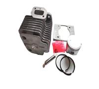 NzMRZe Kit Cilindro E PISTONE da 48 MM Adatto for 3GC630 Hecht 1 Motore A Benzina A 2 Tempi for TRIVELLA Terra, Tosaerba 3WT-300B Cilindro