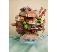 NZPOST Hayao Miyazaki Howl's Moving Castle Flying Version DIY Craft Paper Model KIT(kit smontato)