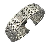 NZVCQVPU 16mm 19mm 20mm 316L Curved End Stainless Steel Watchband For Omega DE VILLE PRESTIGE Orbis Edition Watch Strap Folding Clasp