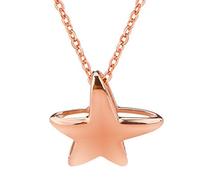 NZVCQVPU 18K Rose Starfish Necklace for Women Pendant Necklace 18 Inch