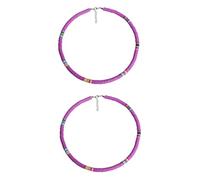 NZVCQVPU 2 perline bianche, 45X0.6cmx2pcs, Standard, Standard
