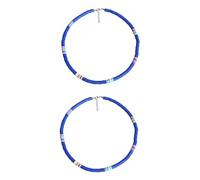 NZVCQVPU 2 perline bianche, 45X0.6cmx2pcs, Standard, Standard
