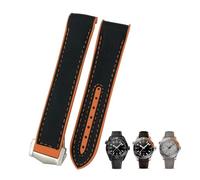 NZVCQVPU 20 mm da 22 mm Candidatura a corda da guardia 300 600m Cingcio di orologio arancione