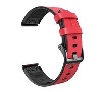 NZVCQVPU 22 26mm Leather+Silicone Strap For Fenix 5 5X Plus 6 6X Pro 7 7X 3 3HR Epix Watch Wrist Band QuickFit Bracelet Correa