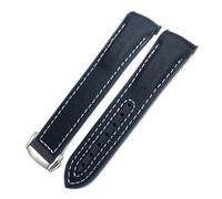 NZVCQVPU 22 mm 21mm 20 mm Nuovo tessuto in tessuto in nylon Cowhide Composite Gubba in gomma Fit per cinturino da orologio Omega 300 Planet Ocean 600