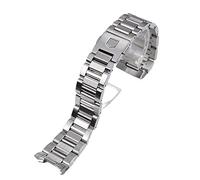 NZVCQVPU 24mm Metal Watch Strap For Calera Series Watch Accessories Band Steel Silver Solid Stainless Steel 22mm watchbands