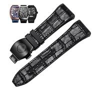 NZVCQVPU 28mm genuine silicone watch band black blue folding buckle strap v45 series watchbands Origin China