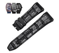 NZVCQVPU 28mm genuine silicone watch band black blue folding buckle strap v45 series watchbands Origin China