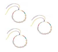 NZVCQVPU 3 pezzi Creative Dichiarazione Creative Trendy Sea Beach J Per Women Shell Material Collace