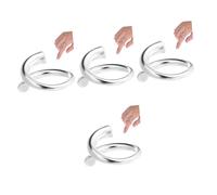 NZVCQVPU 4 pezzi di acqua normale gocce d'acqua per ragazza band pollice donna rame adolescente