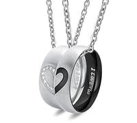 NZVCQVPU Abbinamento per le coppie ， Ti amo mezzo cuore per i regali di San Valentino di Coppia