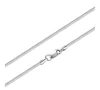 NZVCQVPU Accessori Collana catena catene di catene per donne per pendenti a catena singola 1,5 mm a largo serpente catena di serpenti, 60 cm