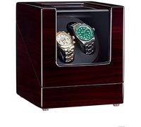 NZVCQVPU Automatic Watch Winder Box Automatic Double Watch Winder Box Luxury Wooden Storage Case 5 Rotation Mode AC Adapter and Battery Powered beautiful scenery