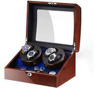 NZVCQVPU Avvolgitore automatico orologio, 4 6 orologi da orologio con motore tranquillo di grande capacità di grande capacità di piume esterno in forma da donna uomo orologio da orologi