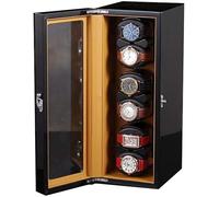 NZVCQVPU Avvolgitore automatico orologio, orologio di orologio Box 6 0 Watch Winder Mute Automatico Doppio orologio Avvolgitore 2 con un regalo tranquillo di Motorholiday Bellissimo paesaggio