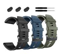 NZVCQVPU Banda di orologio da 26 mm , per Fenix 7x Pro Epix Pro 51mm Fenix 6x Watch Strap Fenix 5x Plus Silicone Wristband Fenix 6x Pro Descent Mk2i Mk3i 51mm Smartwatch braccialetto