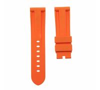 NZVCQVPU Canda di orologi in silicone di orologi Sostituzione Strap di orologio impermeabile Pa-ne-rai-giallo 24mm/nero/24mm