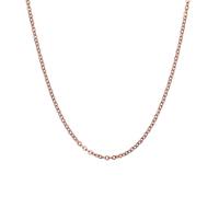 NZVCQVPU Catena di collana per donne, collane per uomini in acciaio inossidabile collana a catena rolo 1 mm 18-20 pollici