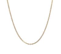 NZVCQVPU Catena di collana per donne, collane per uomini in acciaio inossidabile collana a catena rolo 1 mm 18-20 pollici