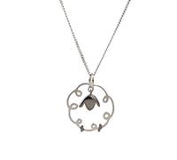 NZVCQVPU Collana 925 collana cerata a forma di agnello a forma di agnello e simpatico regalo della catena delle clavicoli per le collane di migliori amici per le donne