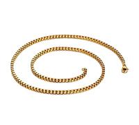 NZVCQVPU Collana a catena in scatola per donne da 18-28 pollici, collana in acciaio inossidabile da uomo da 1,5-3 mm Collana a catena rocciosa