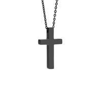NZVCQVPU Collana a sospensione per donne in acciaio inossidabile, collana rapper per uomo Cross Cross Ciondolo