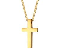 NZVCQVPU Collana a sospensione per donne in acciaio inossidabile, collana rapper per uomo Cross Cross Ciondolo