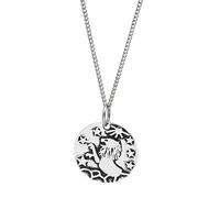 NZVCQVPU Collana per adulti, cavo collana sterling cavo sterling leone rotondo a sospensione Anniversario Collana