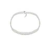 NZVCQVPU Collane collana di perle d'acqua dolce 3-3,5 mm di riso bianco forma alla moda gioielli multistrato gioielli decorativi donazione regalo femminile pendenti da donna