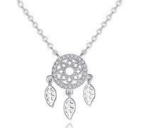NZVCQVPU Collane per donne Girls Dreamcatcher Collana femmina Gioielli Creativo Creativo Clavicle Chain Gift Collane girocollo femminile, collana